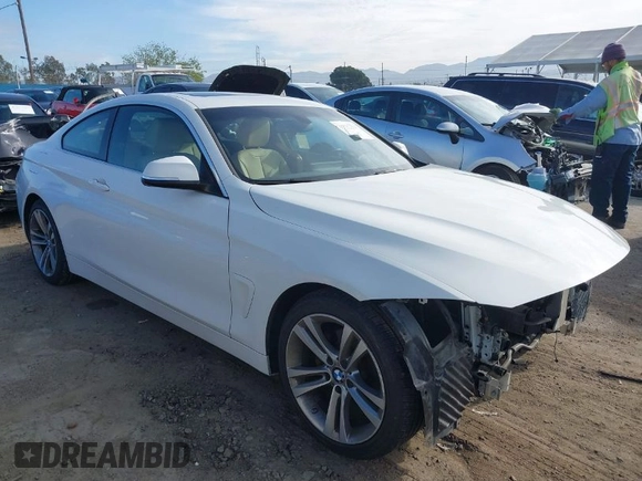 2019 BMW 4 Series 430i with VIN WBA4W3C53KAF92984, listed as a IAAI auction lot 41808009 with 42,773 mi miles and . Bid and sale history available at DreamBid. Image 1.