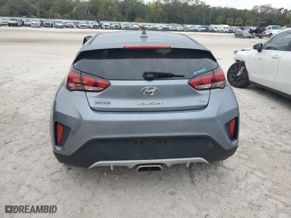 2019 Hyundai Veloster 2.0 Premium with VIN KMHTG6AF1KU014835, listed as a Copart auction lot 88543875 with 0 mi miles and Non Repairable. Bid and sale history available at carsss.com. Image 6.