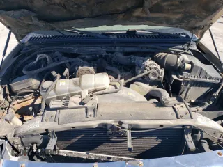 2001 Ford F-250 XL with VIN 3FTNW20F61MA43437, listed as a Copart auction lot 45398465 with 366,698 mi miles and Salvage title. Bid and sale history available at DreamBid. Image 11.