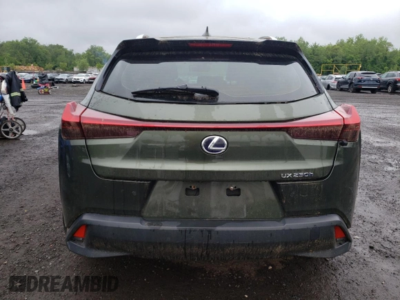 2019 Lexus UX 250h with VIN JTHU9JBH4K2000752, listed as a Copart auction lot 58760355 with 40,969 mi miles and Salvage title. Bid and sale history available at DreamBid. Image 6.