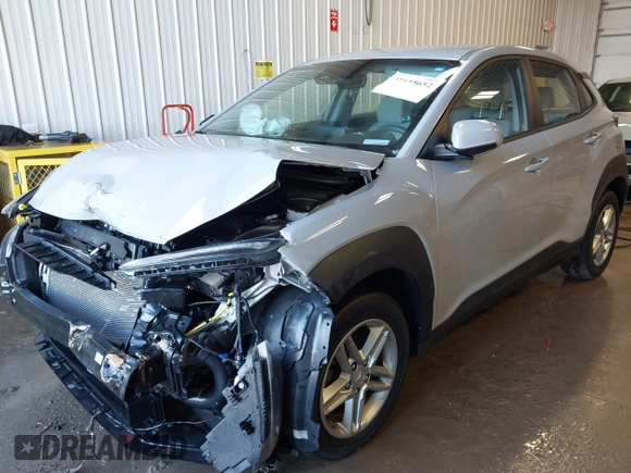 2022 Hyundai Kona SE with VIN KM8K2CAB2NU759376, listed as a IAAI auction lot 41645652 with 34,729 mi miles. Bid and sale history available at carsss.com. Image 2.