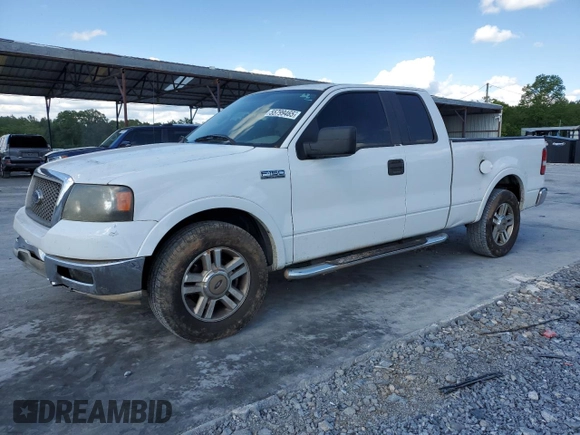 2005 Ford F-150 XLT with VIN 1FTPX12555NA74355, listed as a Copart auction lot 55799465 with 137,216 mi miles and Salvage title. Bid and sale history available at DreamBid. Image 1.
