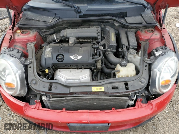 2012 MINI Convertible with VIN WMWZN3C58CT134224, listed as a Copart auction lot 57610015 with 141,394 mi miles and Salvage title. Bid and sale history available at DreamBid. Image 11.