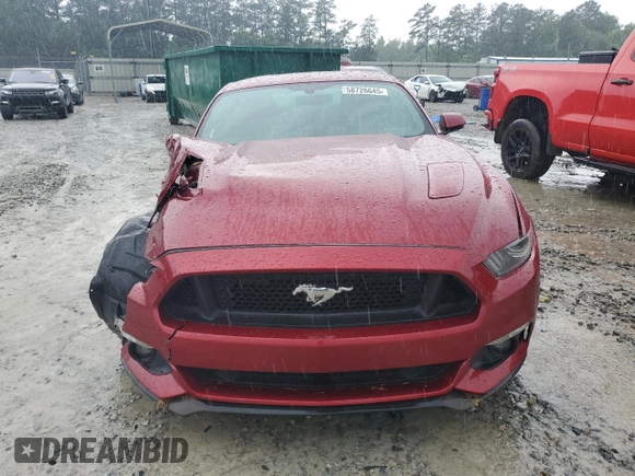 2016 Ford Mustang GT with VIN 1FA6P8CF8G5276692, listed as a Copart auction lot 58726645 with 85,473 mi miles and Salvage title. Bid and sale history available at DreamBid. Image 5.