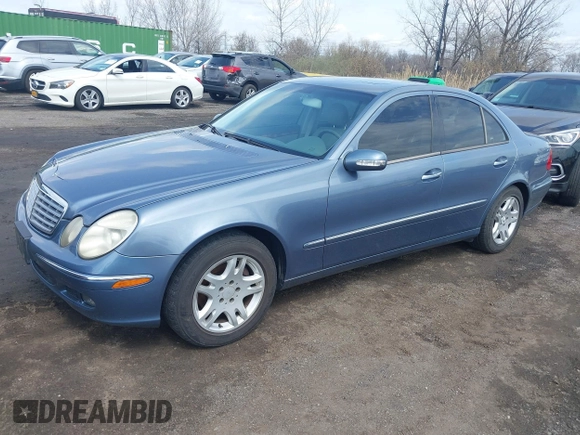 2003 Mercedes-Benz E-Class 3.2L with VIN WDBUF65J43A232053, listed as a IAAI auction lot 41930685 with 74,675 mi miles. Bid and sale history available at carsss.com. Image 2.