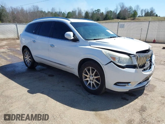 2016 Buick Enclave Leather with VIN 5GAKVBKD4GJ121741, listed as a IAAI auction lot 41774562 with 144,946 mi miles and . Bid and sale history available at carsss.com. Image 1.