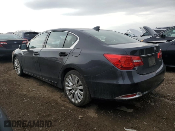2015 Acura RLX Technology with VIN JH4KC1F52FC000239, listed as a Copart auction lot 53490885 with 34,540 mi miles and Salvage title. Bid and sale history available at DreamBid. Image 2.