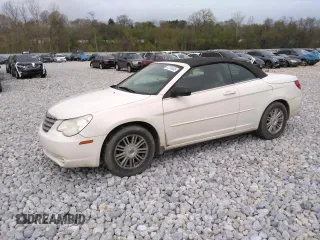 2008 Chrysler Sebring LX with VIN 1C3LC45K48N226681, listed as a Copart auction lot 52765405 with 181,780 mi miles and Salvage Title. Bid and sale history available at carsss.com. Image 1.