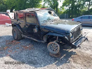 2016 Jeep Wrangler Unlimited Sport z VIN 1C4BJWDG3GL302018, wystawiony jako IAAI lot #42406265 z przebiegiem 180 891 mil mil oraz . Historia ofert i sprzedaży dostępna na DreamBid. Obrazek 1.