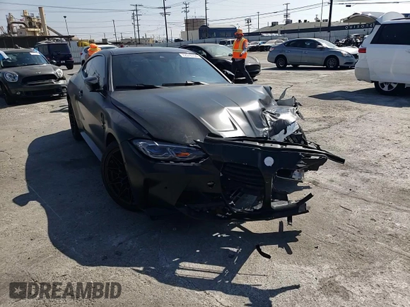 2021 BMW M4 with VIN WBS53AZ09MCF73467, listed as a Copart auction lot 72576704 with 15,437 mi miles and Salvage Title. Bid and sale history available at carsss.com. Image 11.
