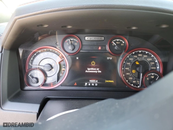 2018 Ram 1500 Rebel with VIN 1C6RR7YT4JS217066, listed as a Copart auction lot 49854945 with 162,239 mi miles and Salvage Title. Bid and sale history available at carsss.com. Image 9.