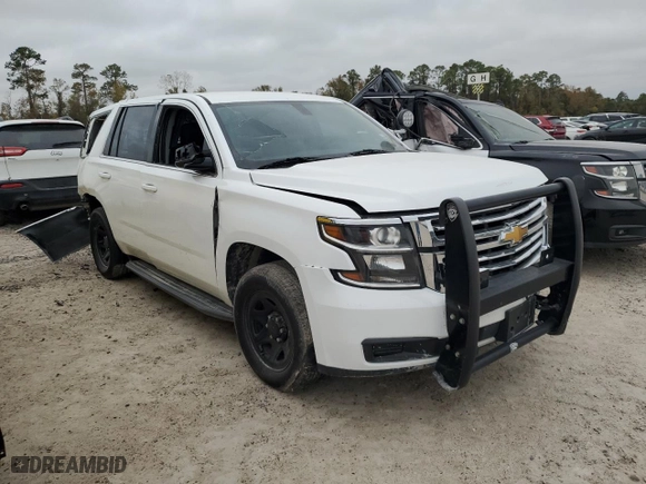 2020 Chevrolet Tahoe Commercial with VIN 1GNLCDEC6LR164083, listed as a Copart auction lot 76721974 with 76,005 mi miles and Salvage Title. Bid and sale history available at carsss.com. Image 4.