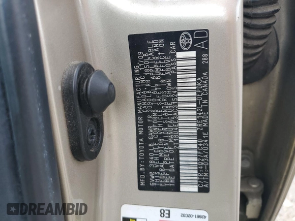 2010 Toyota Corolla with VIN 2T1BU4EE3AC315245, listed as a Copart auction lot 61336985 with 163,168 mi miles and Salvage title. Bid and sale history available at DreamBid. Image 12.