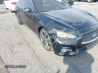 2017 Infiniti Q50 Premium with VIN JN1EV7AR2HM831181, listed as a IAAI auction lot 41804867 with 80,686 mi miles and . Bid and sale history available at DreamBid. Image 6.