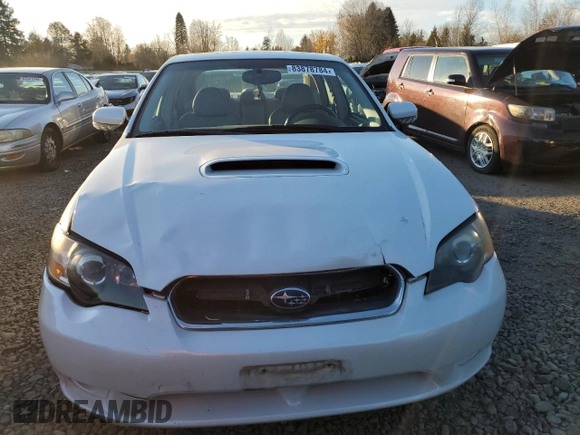 2005 Subaru Legacy GT Limited с VIN 4S3BL676654216044, выставлен на аукционе Copart как лот 83878784 с пробегом 163 073 миль миль и Списание • Salvage title. История ставок и продаж доступна на DreamBid. Изображение 5.
