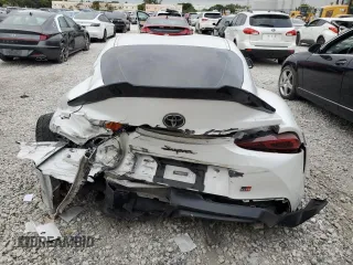 2021 Toyota GR Supra 3.0 with VIN WZ1DB0C02MW036476, listed as a Copart auction lot 88596345 with 47,682 mi miles and Salvage Title. Bid and sale history available at carsss.com. Image 6.