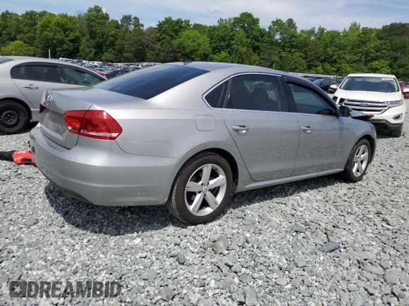 2012 Volkswagen Passat SE с VIN 1VWBP7A30CC025860, выставлен на аукционе Copart как лот 56124875 с пробегом 146 207 миль миль и Списание • Salvage title. История ставок и продаж доступна на DreamBid. Изображение 3.