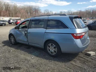2011 Honda Odyssey EX-L with VIN 5FNRL5H69BB010406, listed as a Copart auction lot 50215815 with 171,024 mi miles and Salvage Title. Bid and sale history available at carsss.com. Image 2.