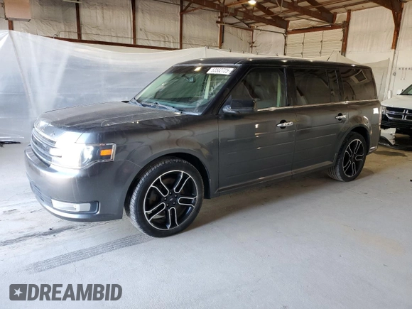 2015 Ford Flex SEL z VIN 2FMGK5C86FBA03477, wystawiony jako Copart lot #53562725 z przebiegiem 136 616 mil mil oraz Tytuł czysty. Historia ofert i sprzedaży dostępna na DreamBid. Obrazek 1.