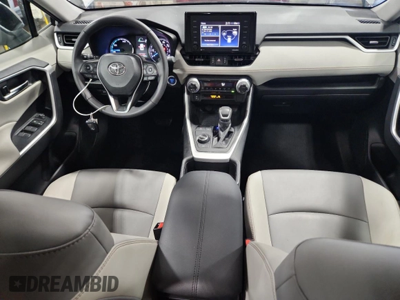 2022 Toyota RAV4 Hybrid XLE Premium with VIN 4T3B6RFV1NU080099, listed as a Copart auction lot 60206905 with 59,859 mi miles and Clean title. Bid and sale history available at DreamBid. Image 8.