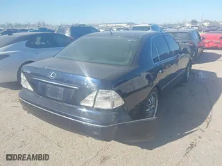 2005 Lexus LS 430 with VIN JTHBN36F555000091, listed as a IAAI auction lot 41766047 with 1 mi miles. Bid and sale history available at carsss.com. Image 4.