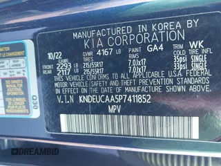 2023 Kia Seltos S with VIN KNDEUCAA5P7411852, listed as a IAAI auction lot 41921368 with 11,165 mi miles. Bid and sale history available at carsss.com. Image 9.