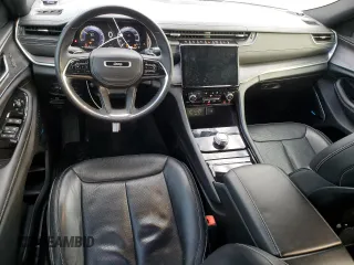 2021 Jeep Grand Cherokee Overland with VIN 1C4RJJDG4M8175523, listed as a Copart auction lot 87929345 with 53,380 mi miles and Salvage title. Bid and sale history available at DreamBid. Image 8.