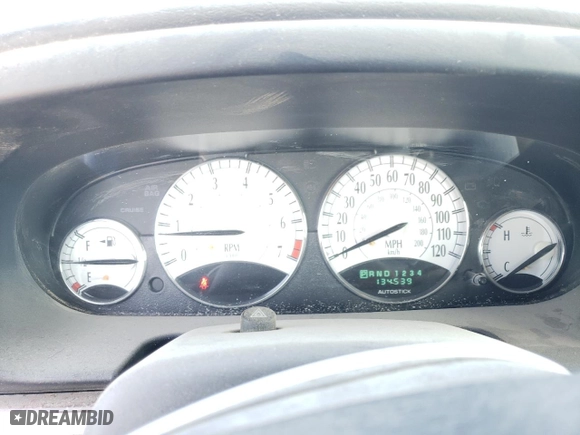 2001 Chrysler Sebring Limited with VIN 1C3EL65U11N620246, listed as a Copart auction lot 77750154 with 134,539 mi miles and Salvage Title. Bid and sale history available at carsss.com. Image 9.