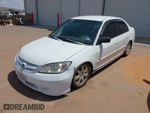 2004 Honda Civic LX with VIN 2HGES16514H539612, listed as a IAAI auction lot 42203658 with Not Provided miles and . Bid and sale history available at DreamBid. Image 2.