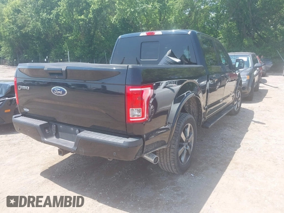 2017 Ford F-150 XL with VIN 1FTEW1EF6HFA59179, listed as a IAAI auction lot 42424917 with 103,437 mi miles and . Bid and sale history available at DreamBid. Image 4.