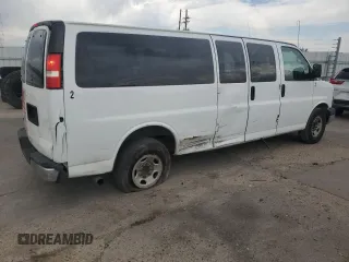 2014 Chevrolet Express Passenger LT with VIN 1GAZG1FGXE1157798, listed as a Copart auction lot 64301595 with 272,982 mi miles and Clean title. Bid and sale history available at DreamBid. Image 3.