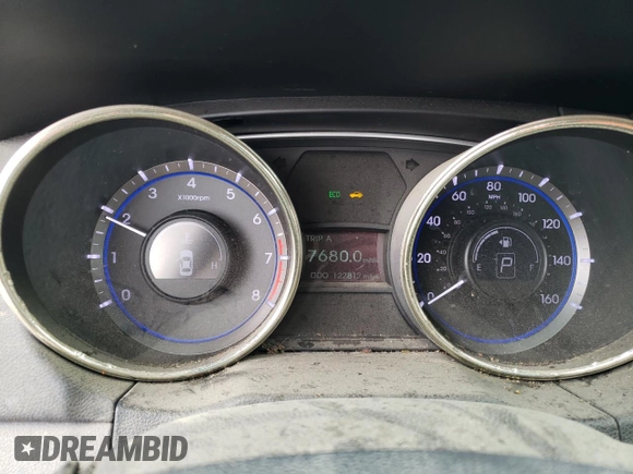 2011 Hyundai Sonata Limited with VIN 5NPEC4AC7BH176241, listed as a Copart auction lot 61761934 with 122,812 mi miles and Salvage Title. Bid and sale history available at DreamBid. Image 9.