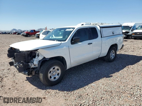 2022 Nissan Frontier S with VIN 1N6ED1CL7NN651980, listed as a Copart auction lot 47671455 with 57,673 mi miles and Salvage title. Bid and sale history available at DreamBid. Image 1.