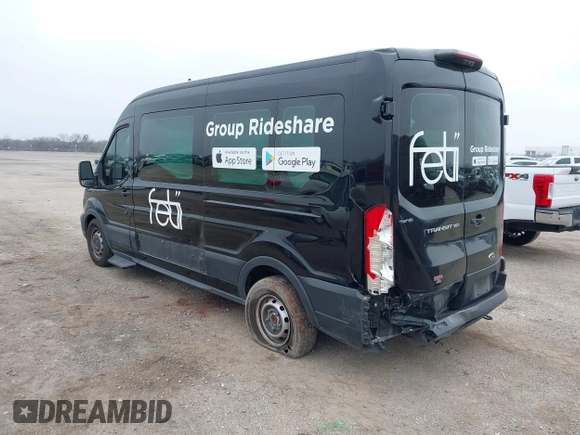 2023 Ford Transit Passenger XL with VIN 1FBAX2C85PKC08858, listed as a IAAI auction lot 41505754 with 45,897 mi miles and . Bid and sale history available at DreamBid. Image 3.