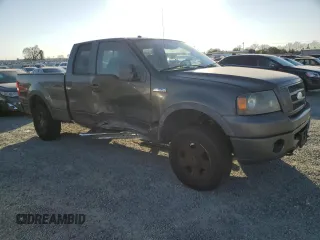 2007 Ford F-150 XLT with VIN 1FTPX14547KC72104, listed as a Copart auction lot 42355175 with 145,975 mi miles and Salvage Title. Bid and sale history available at carsss.com. Image 4.