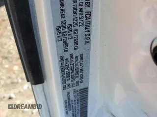 2022 Ram ProMaster City Cargo Tradesman with VIN ZFBHRFAB4N6X86923, listed as a Copart auction lot 49172605 with 29,645 mi miles and Salvage Title. Bid and sale history available at carsss.com. Image 12.