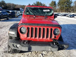 2021 Jeep Wrangler Unlimited Sport S with VIN 1C4HJXDG7MW509859, listed as a Copart auction lot 42185545 with 41,805 mi miles and Salvage Title. Bid and sale history available at carsss.com. Image 5.