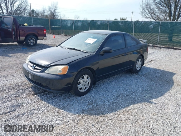 2003 Honda Civic LX with VIN 1HGEM22583L085950, listed as a IAAI auction lot 41791231 with 175,837 mi miles. Bid and sale history available at carsss.com. Image 2.