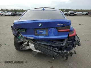 2022 BMW 3 Series M340i xDrive with VIN 3MW5U9J0XN8C32161, listed as a Copart auction lot 87854225 with 14,917 mi miles and Salvage Title. Bid and sale history available at carsss.com. Image 6.