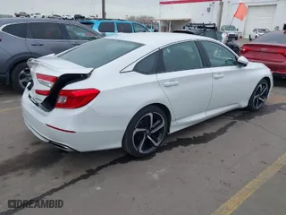 2020 Honda Accord Sedan Sport with VIN 1HGCV1F31LA117401, listed as a IAAI auction lot 41840979 with 60,266 mi miles. Bid and sale history available at carsss.com. Image 4.