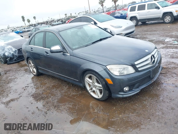 2008 Mercedes-Benz C 350 Sport with VIN WDDGF56XX8F176809, listed as a IAAI auction lot 41763030 with 99,572 mi miles and . Bid and sale history available at DreamBid. Image 1.
