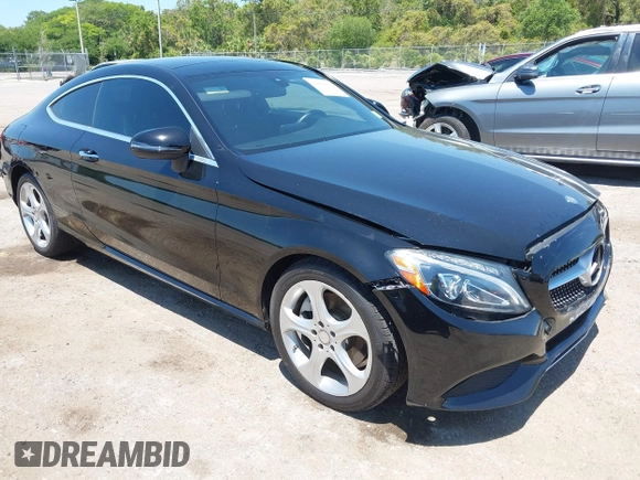 2017 Mercedes-Benz C 300 with VIN WDDWJ4JB6HF357941, listed as a IAAI auction lot 42060841 with 36,529 mi miles and . Bid and sale history available at carsss.com. Image 1.