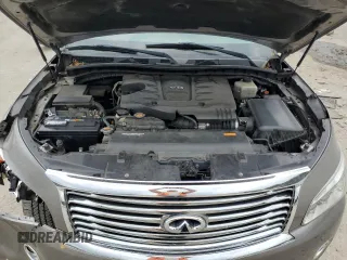 2013 Infiniti QX56 with VIN JN8AZ2NE9D9042487, listed as a Copart auction lot 68790494 with 160,732 mi miles and Salvage Title. Bid and sale history available at carsss.com. Image 14.