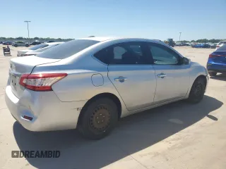 2015 Nissan Sentra SV with VIN 3N1AB7APXFY243996, listed as a Copart auction lot 53812485 with 158,382 mi miles and Clean Title. Bid and sale history available at carsss.com. Image 3.