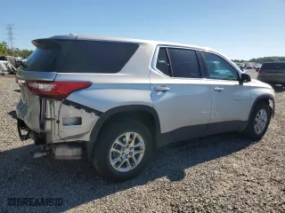 2021 Chevrolet Traverse LS with VIN 1GNERFKW9MJ136232, listed as a Copart auction lot 48582875 with 75,283 mi miles and Non Repairable. Bid and sale history available at carsss.com. Image 3.
