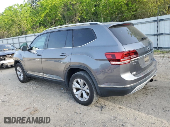 2018 Volkswagen Atlas SEL z VIN 1V2ER2CA4JC503864, wystawiony jako Copart lot #54832325 z przebiegiem 62 272 mil mil oraz Szkoda całkowita • Salvage title. Historia ofert i sprzedaży dostępna na DreamBid. Obrazek 2.