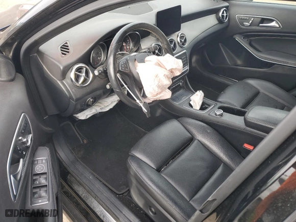 2018 Mercedes-Benz GLA with VIN WDCTG4GB4JJ438596, listed as a Copart auction lot 46105885 with 0 mi miles and Salvage Title. Bid and sale history available at carsss.com. Image 8.