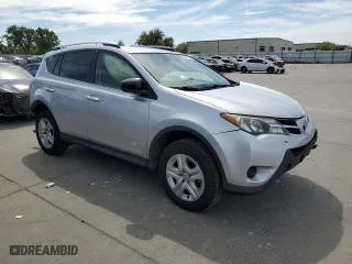 2014 Toyota RAV4 LE with VIN JTMZFREV4EJ013883, listed as a Copart auction lot 53100155 with 99,780 mi miles and Salvage Title. Bid and sale history available at carsss.com. Image 4.