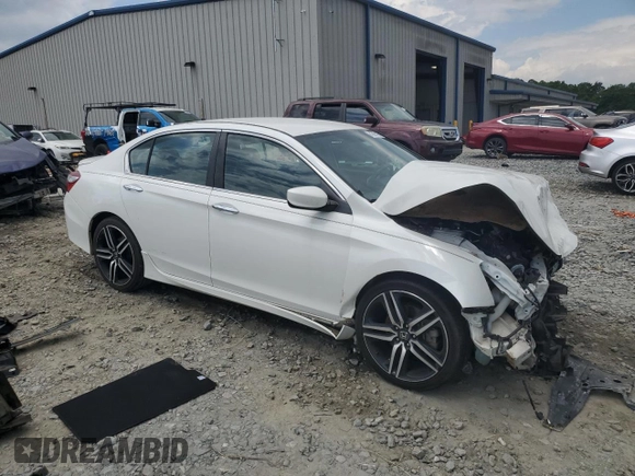 2016 Honda Accord Sport with VIN 1HGCR2F57GA240959, listed as a Copart auction lot 61843115 with Not provided miles and Salvage title. Bid and sale history available at DreamBid. Image 4.