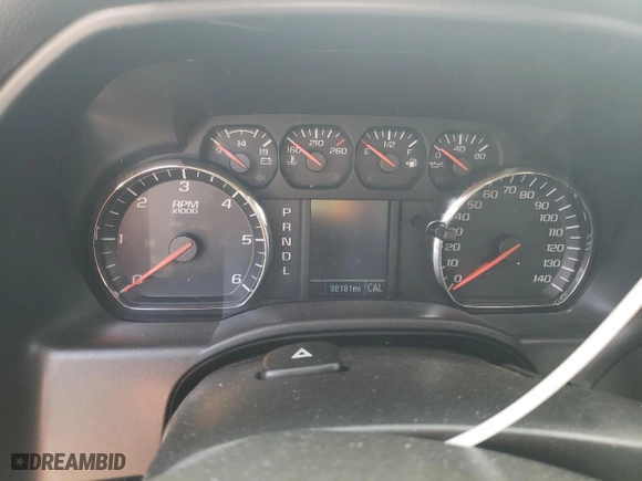 2018 Chevrolet Silverado 1500 Custom with VIN 1GCRCPEC4JZ264250, listed as a Copart auction lot 50383785 with 98,181 mi miles and Salvage Title. Bid and sale history available at carsss.com. Image 9.